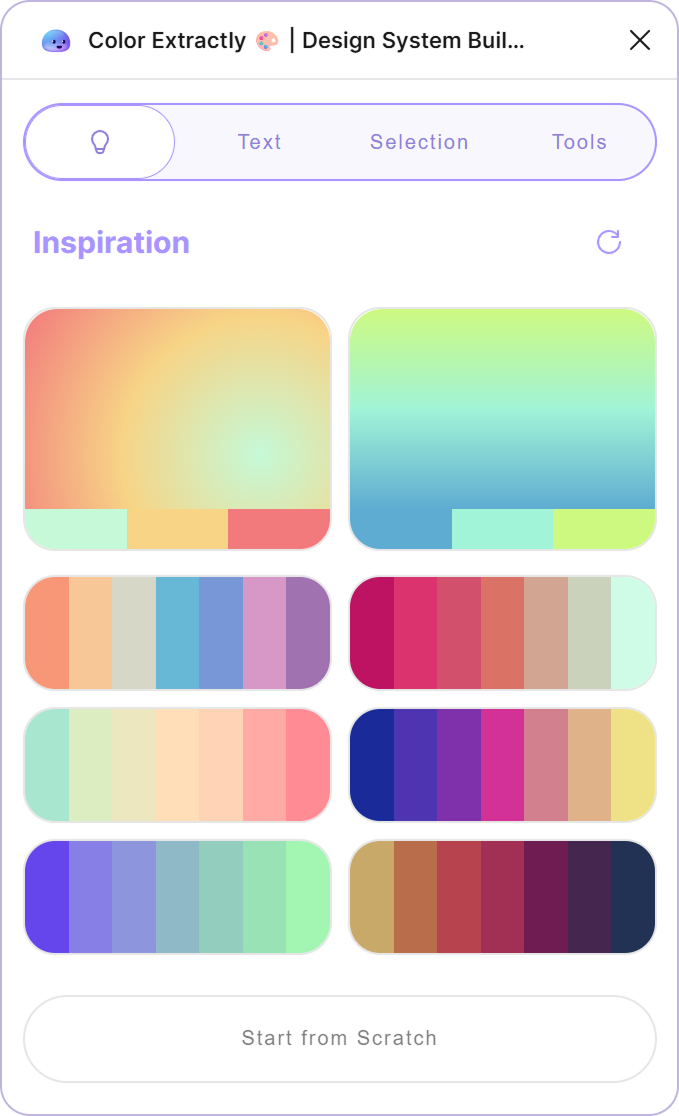 Color Inspiration Palettes