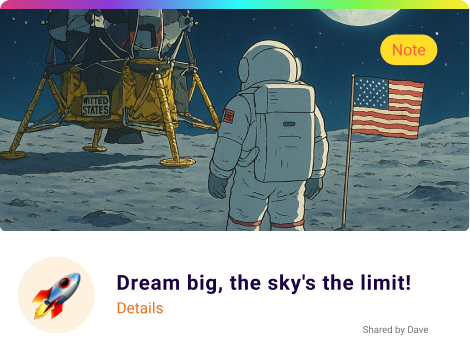 Sticky note positioned in Figma design